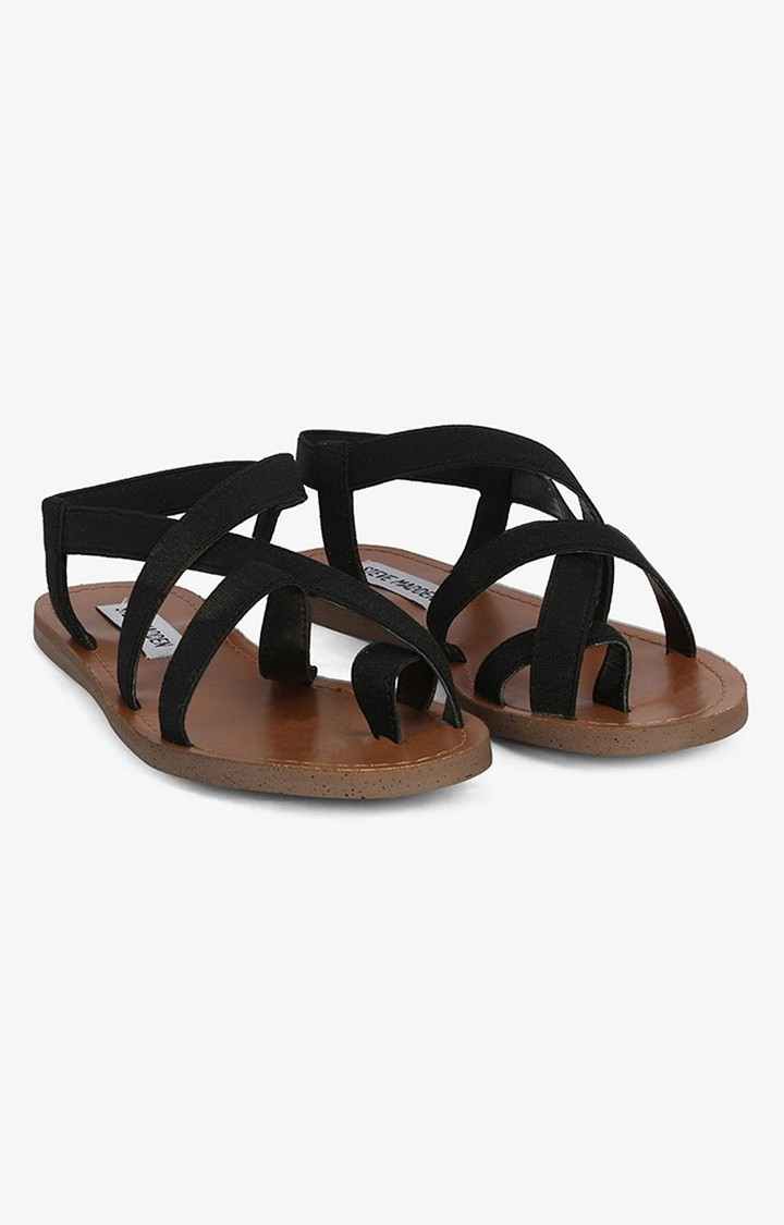 Flexie Black Flats