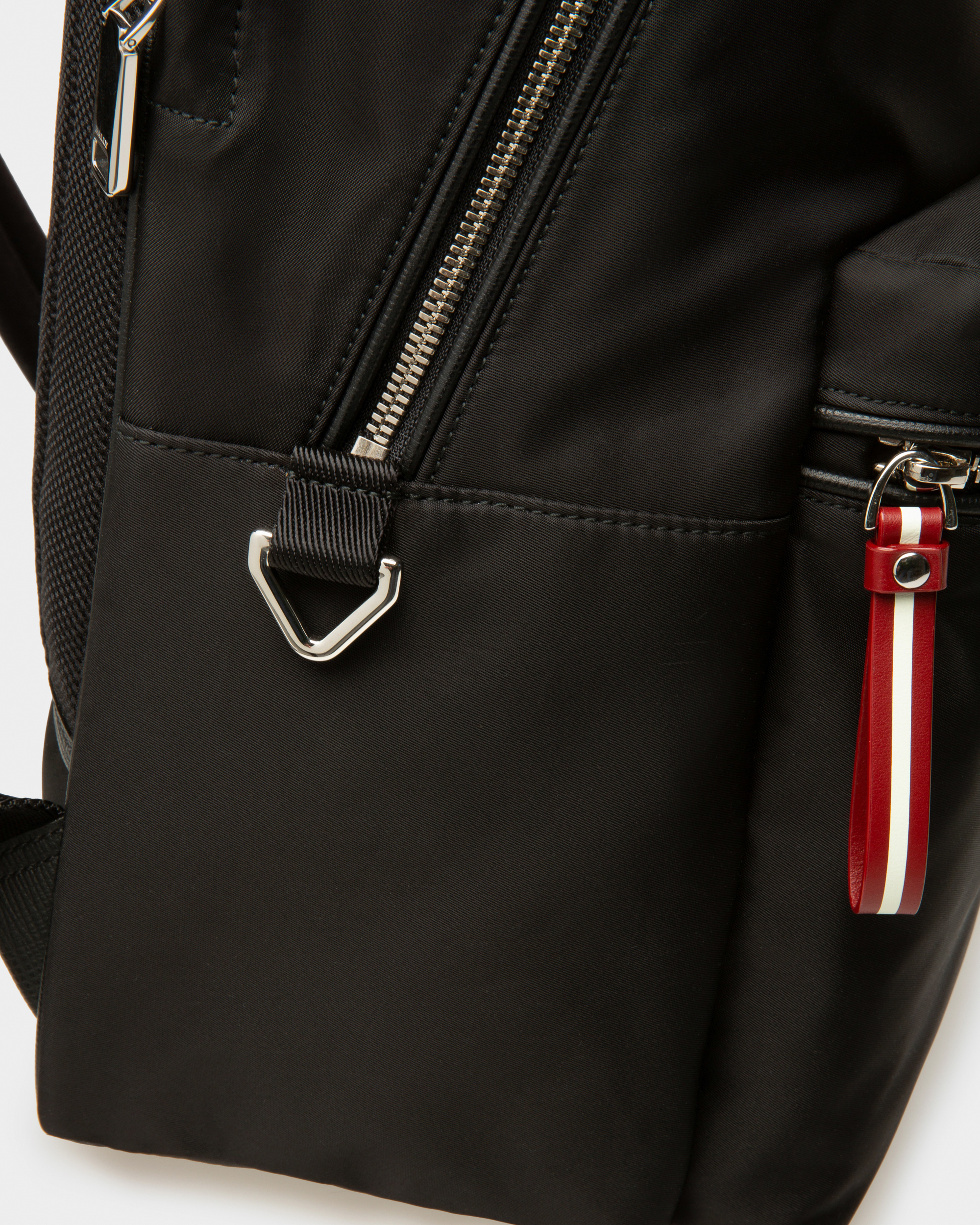 Explore Backpack In Black Leather And Nylon