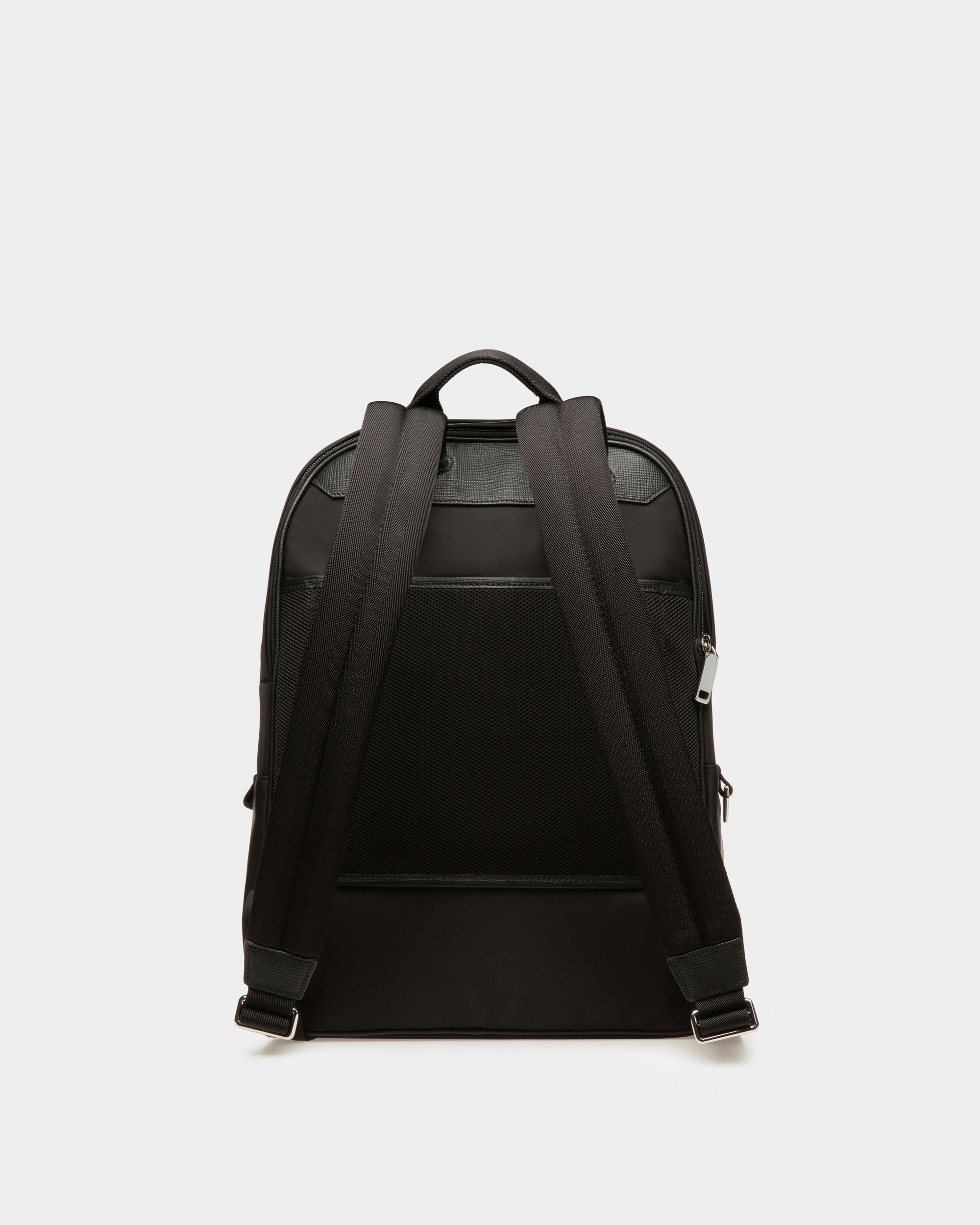 Explore Backpack In Black Leather And Nylon