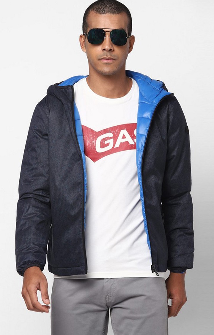 GAS | Zip-Front Hooded Jacket with Insert Pockets