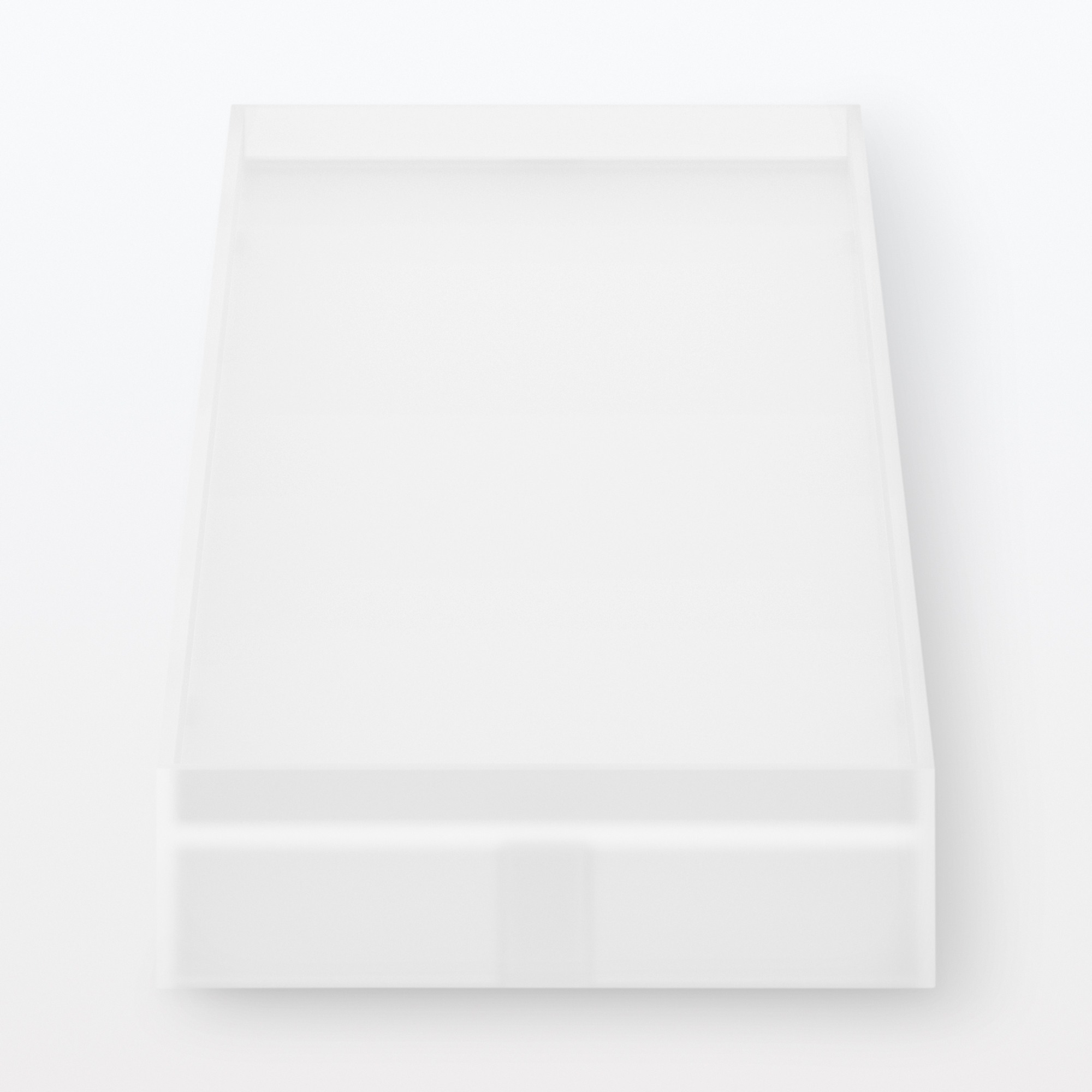 PP FILE BOX CASTER-ATTACHABLE LID / D10CM / CLEAR
