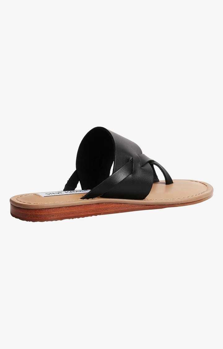 Umber Black Flats