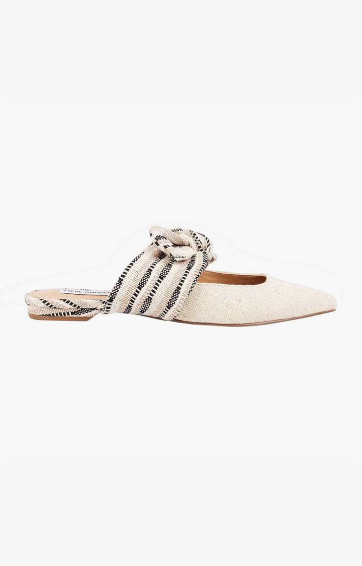 Emika Natural Closed Flats & Ballerinas