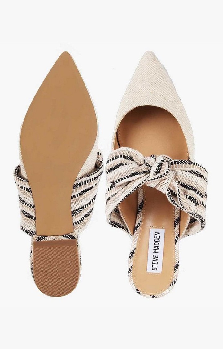Emika Natural Closed Flats & Ballerinas
