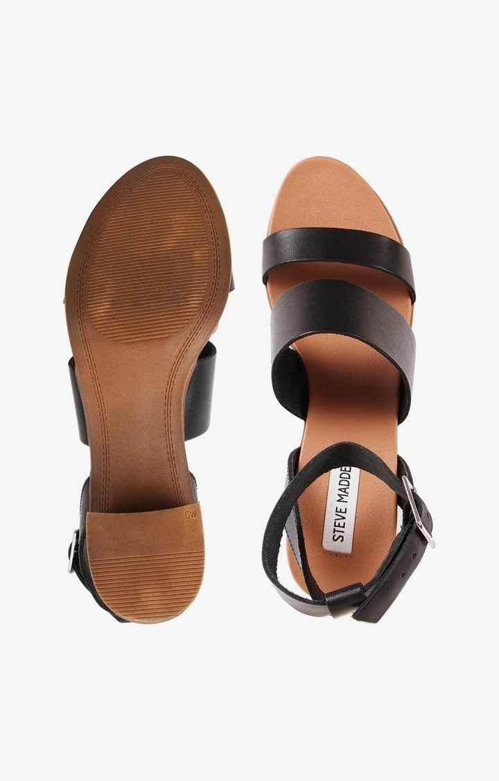 Alexx Black Heel Sandals