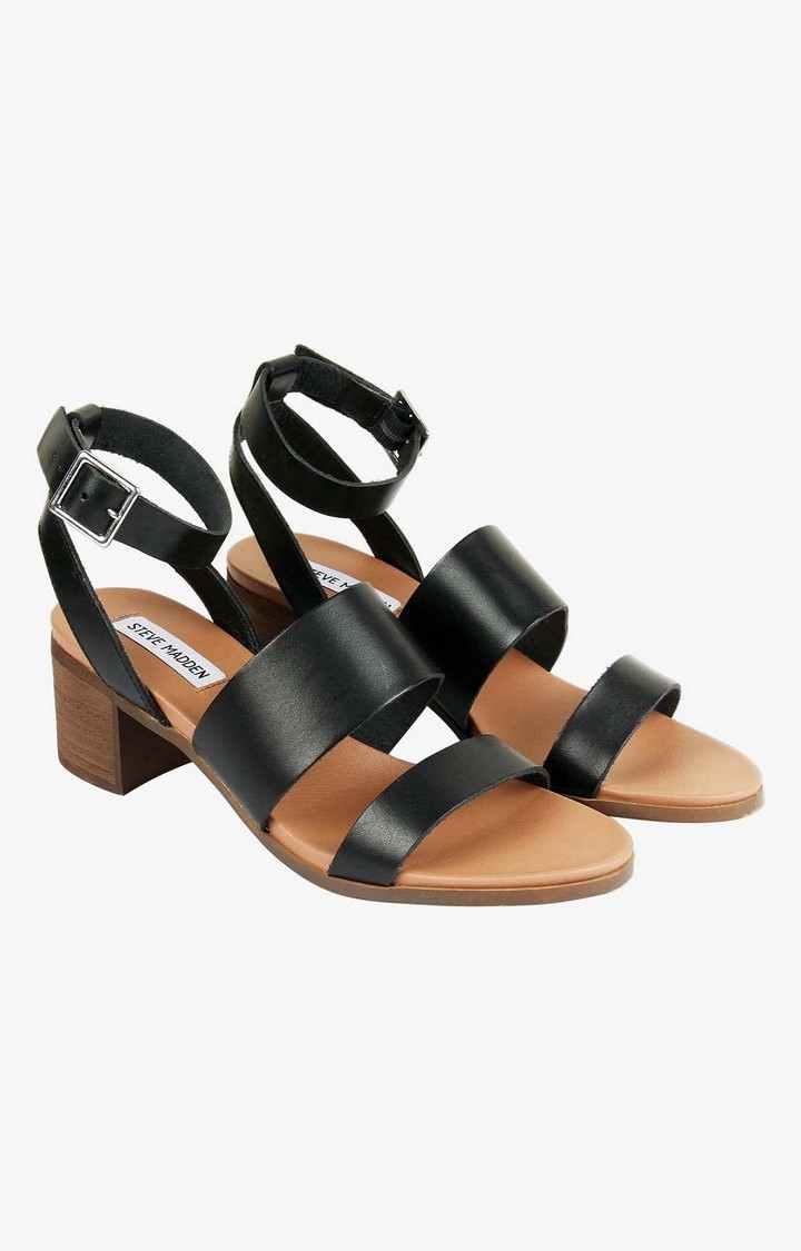 Alexx Black Heel Sandals