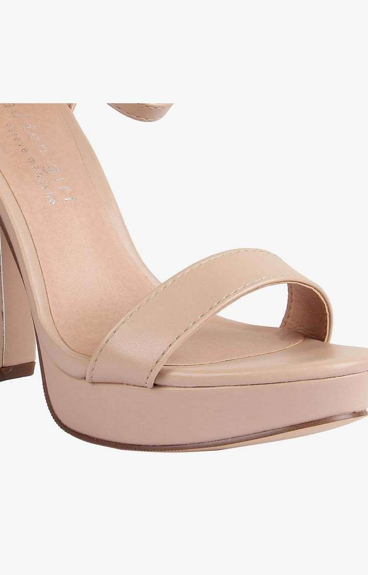 Suzy Pink Heel Sandals