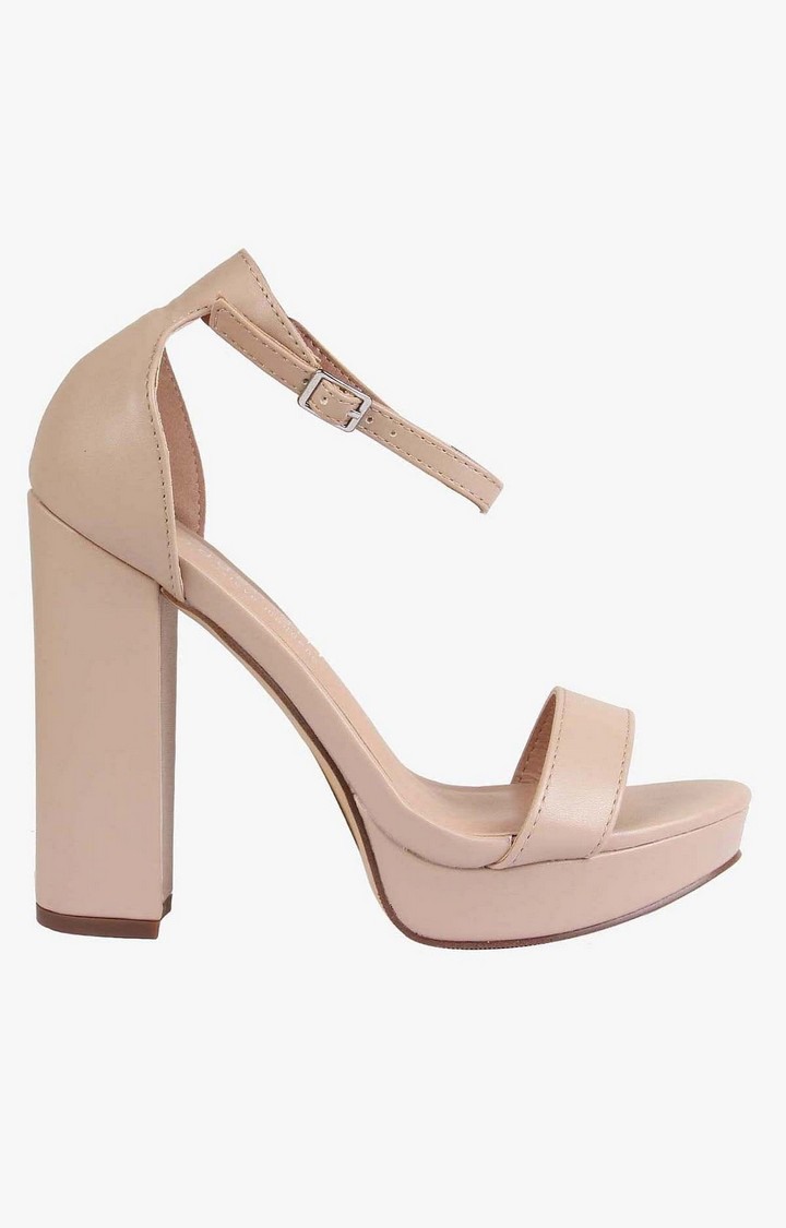 Suzy Pink Heel Sandals