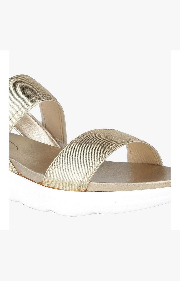 Elisa Gold Wedges