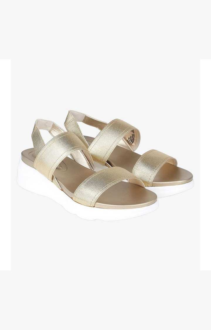 Elisa Gold Wedges