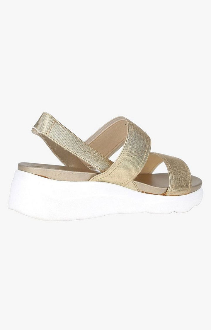 Elisa Gold Wedges