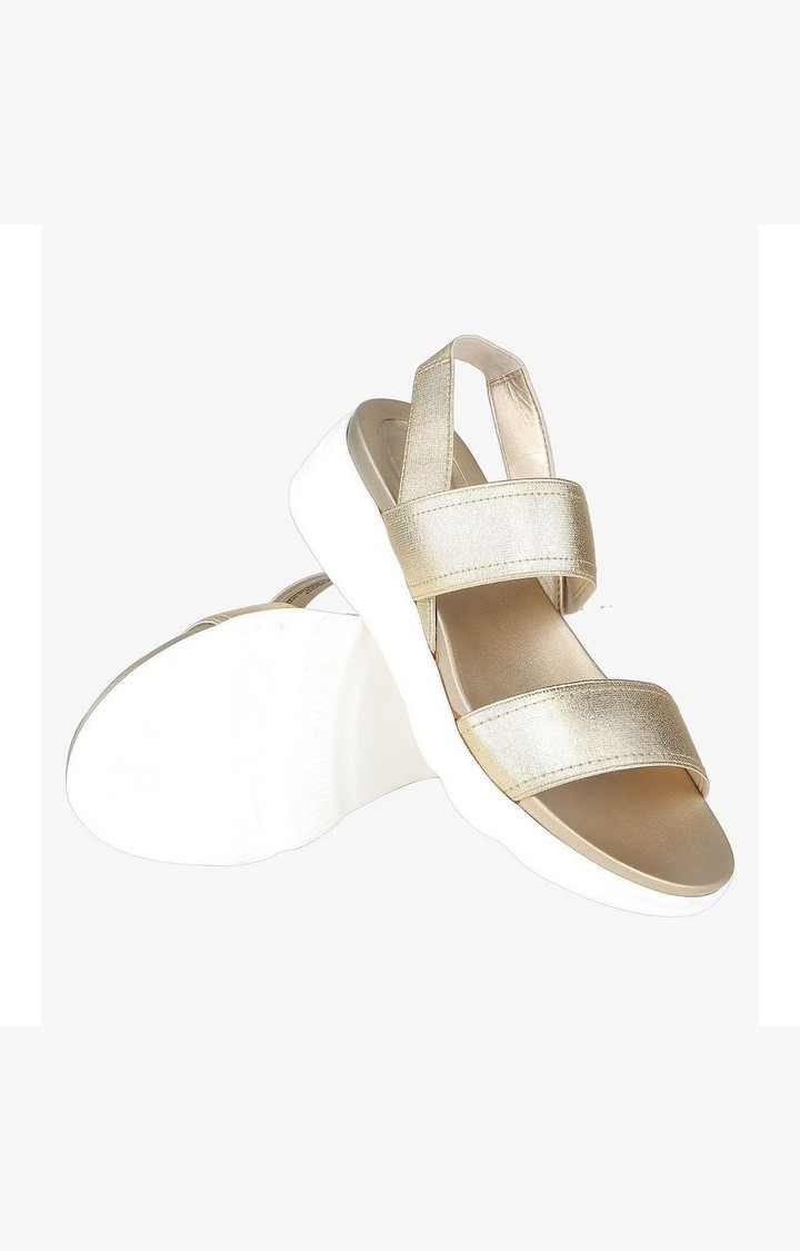 Elisa Gold Wedges