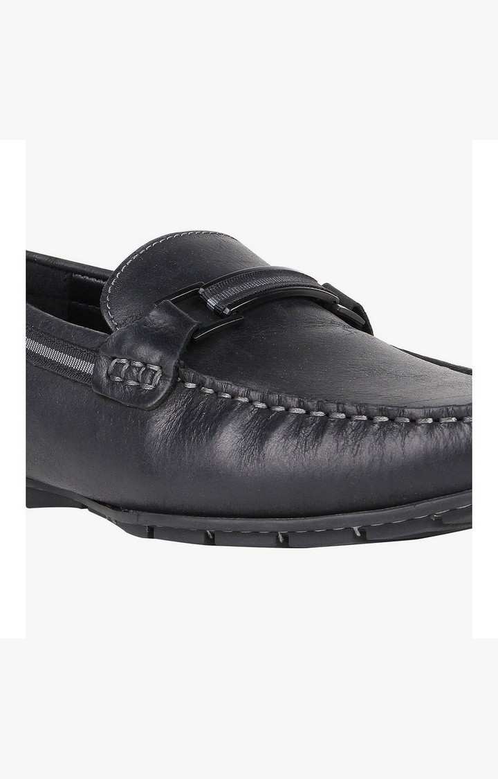 Gainze Black Driver Loafers