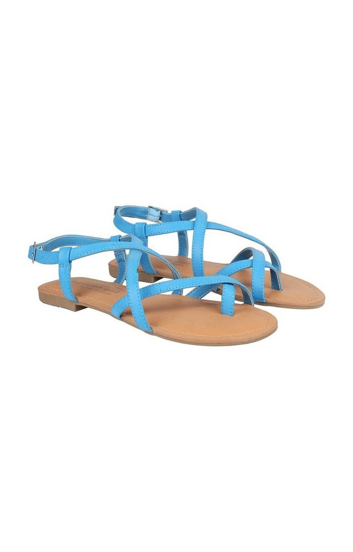 Elena Blue Flats