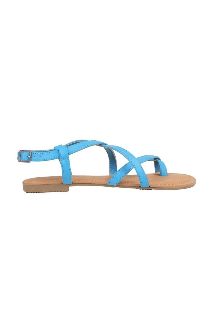 Elena Blue Flats