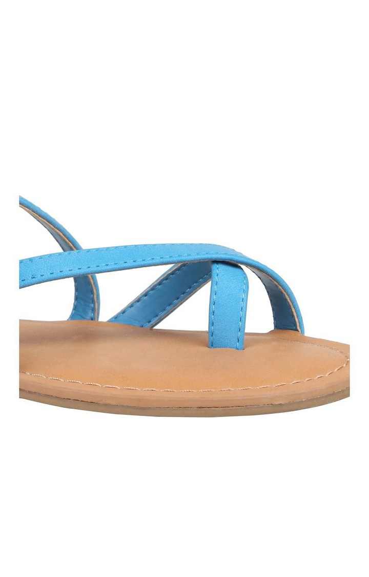 Elena Blue Flats