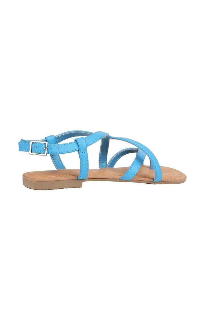 Elena Blue Flats
