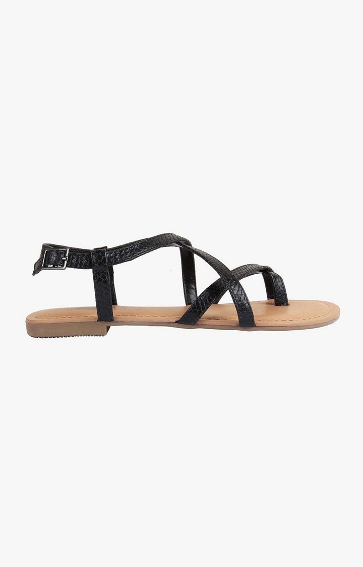 Elena Black Flats