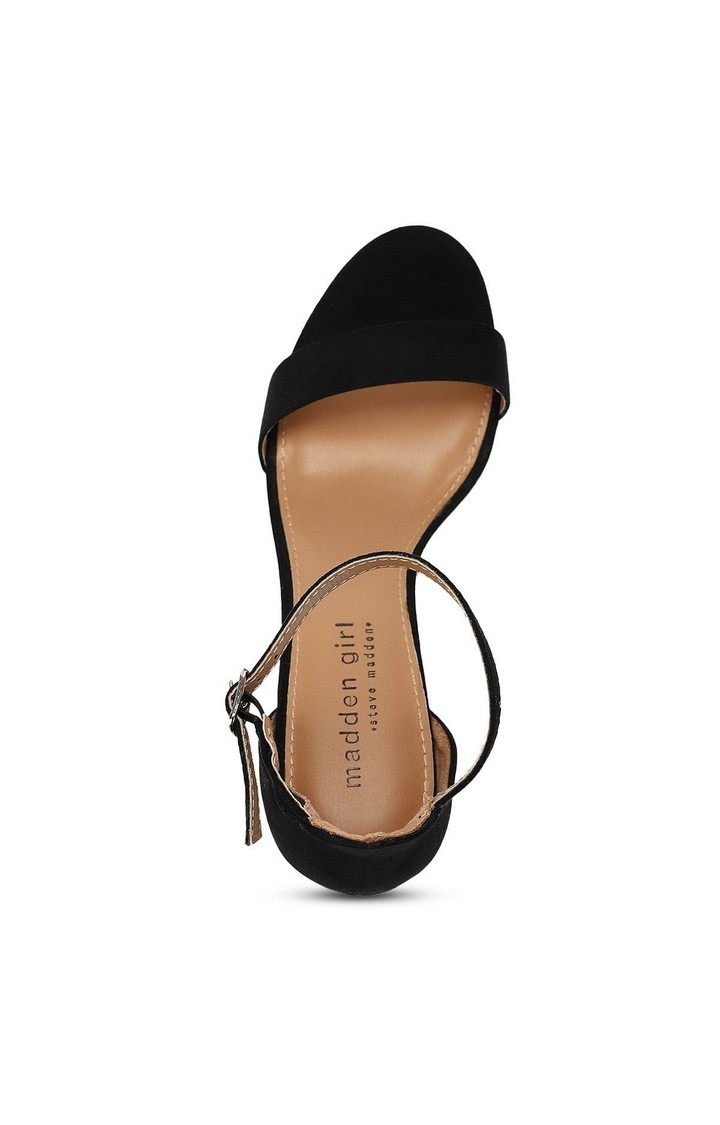 Marrcelaa Black Heel Sandals