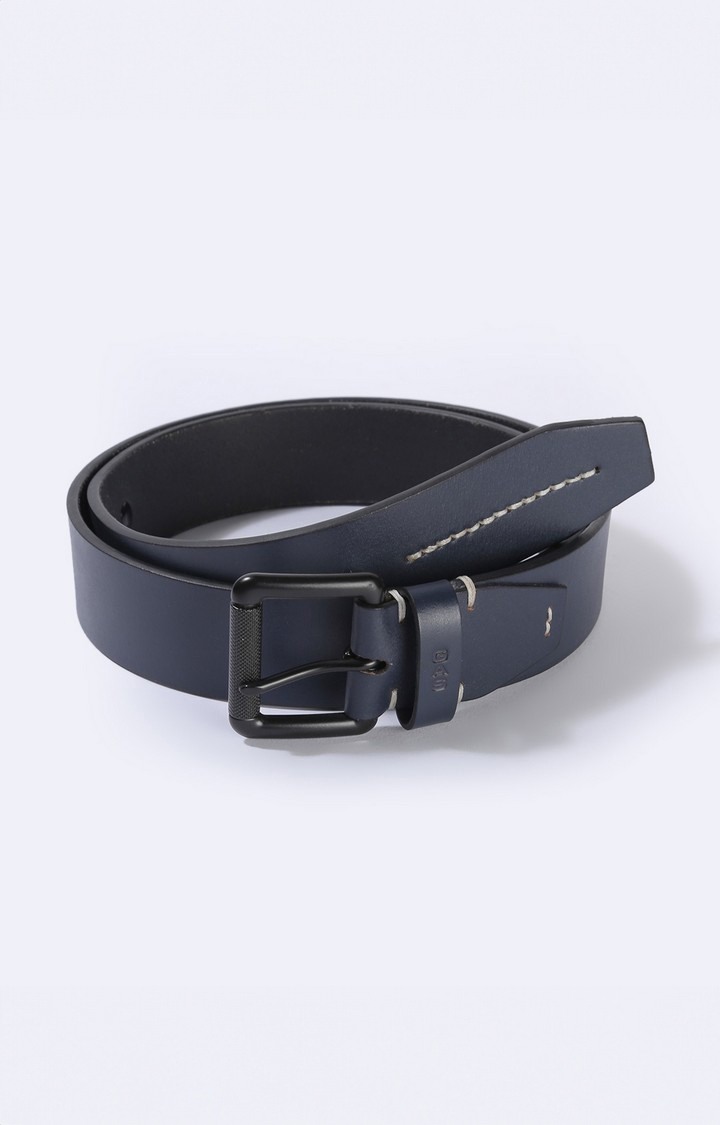 GAS | Men's Abhik Blue Solid Belt