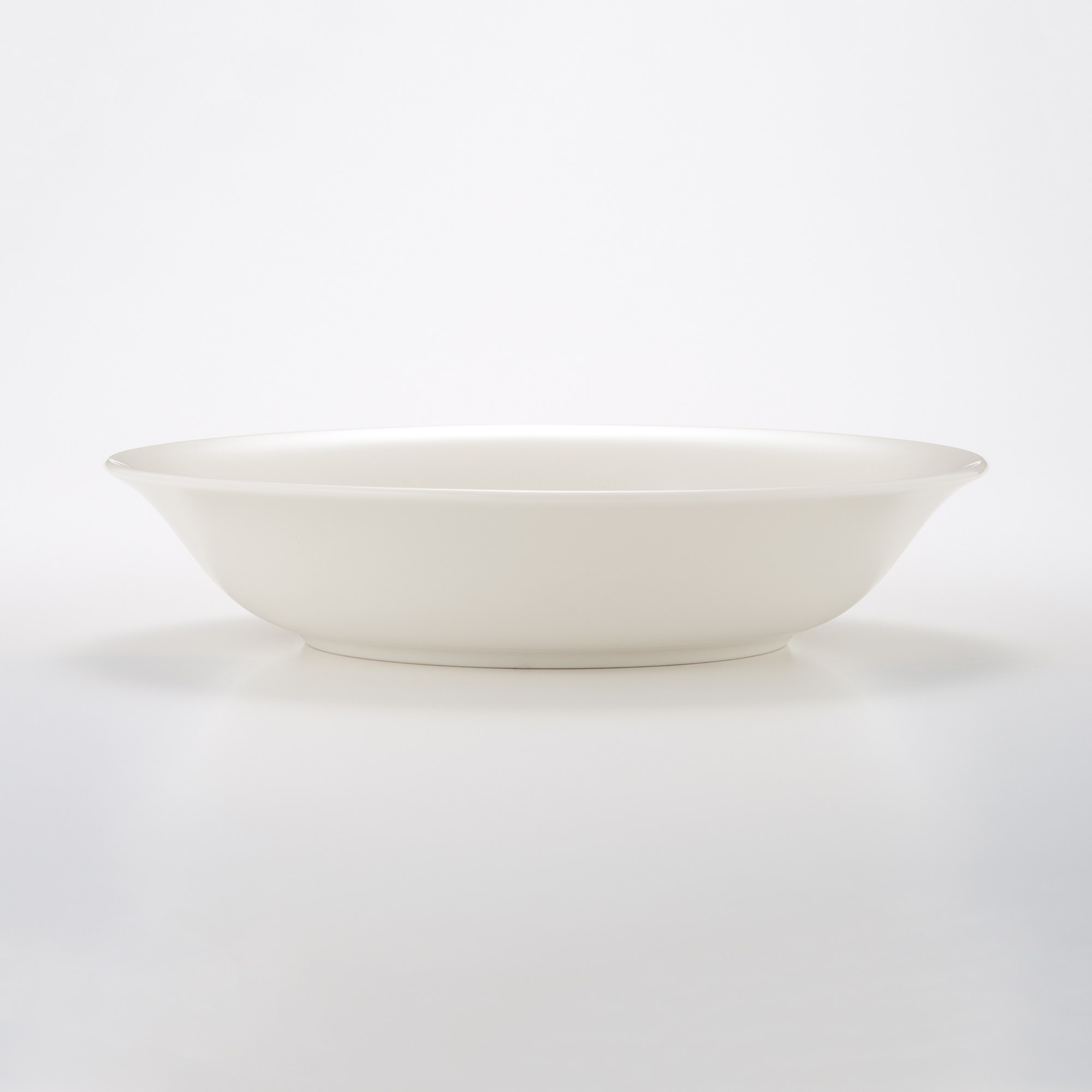 PORCELAIN BEIGE DEEP DISH/L