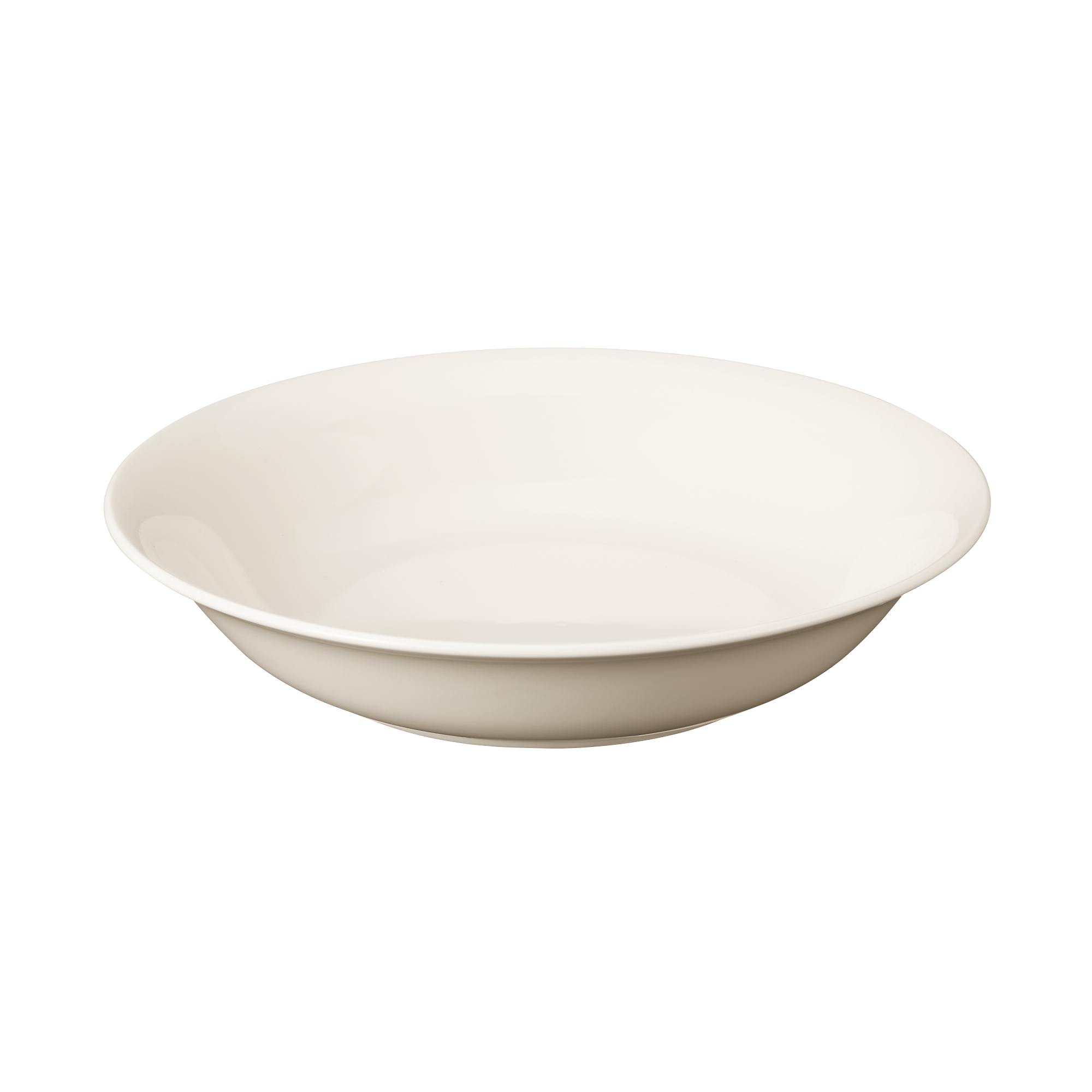 PORCELAIN BEIGE DEEP DISH/L