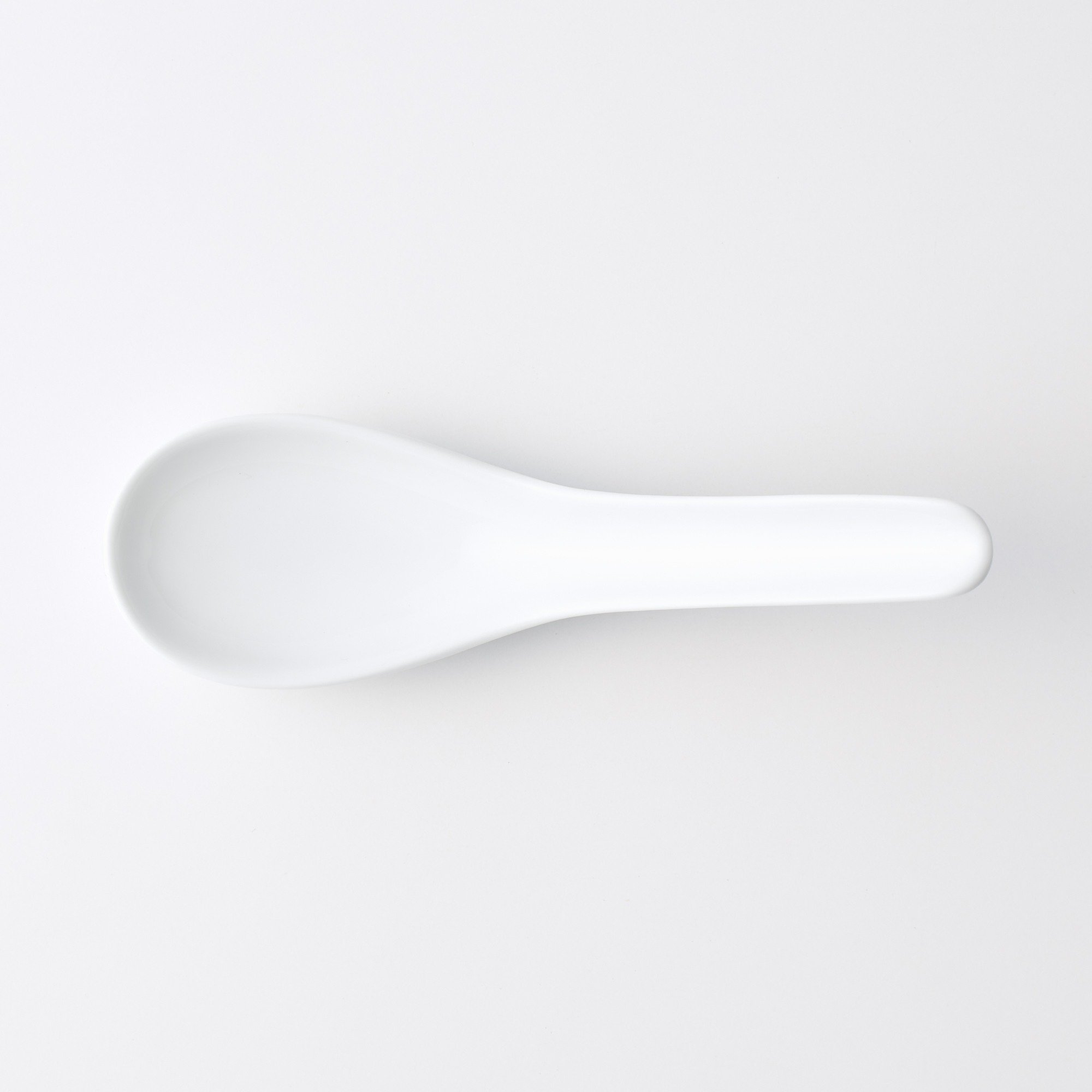 WHITE PORCELAIN CHINESE SPOON