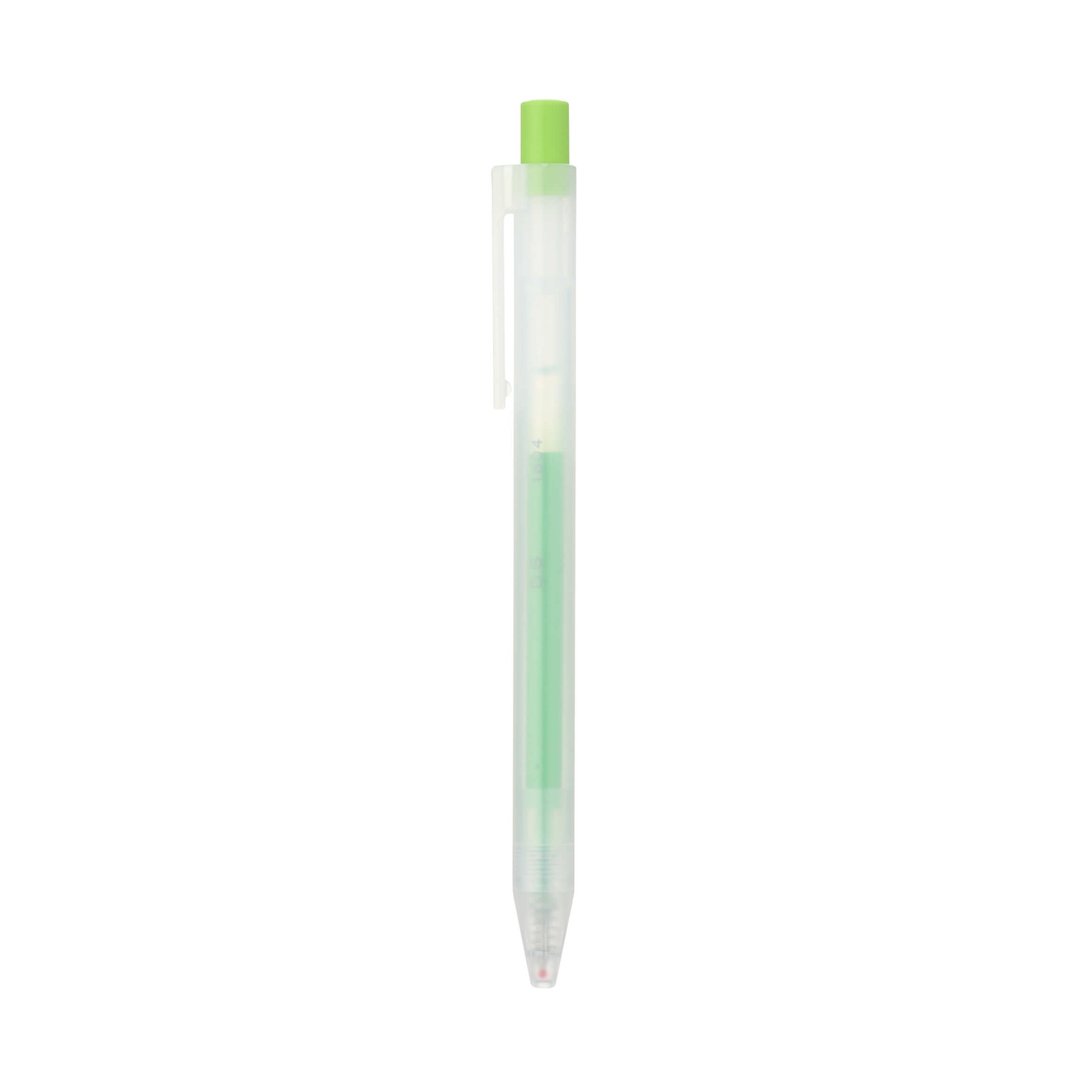 SMOOTH GEL INK BALLPOINT PEN KNOCK TYPE 0.5 YELLOWISH GREEN