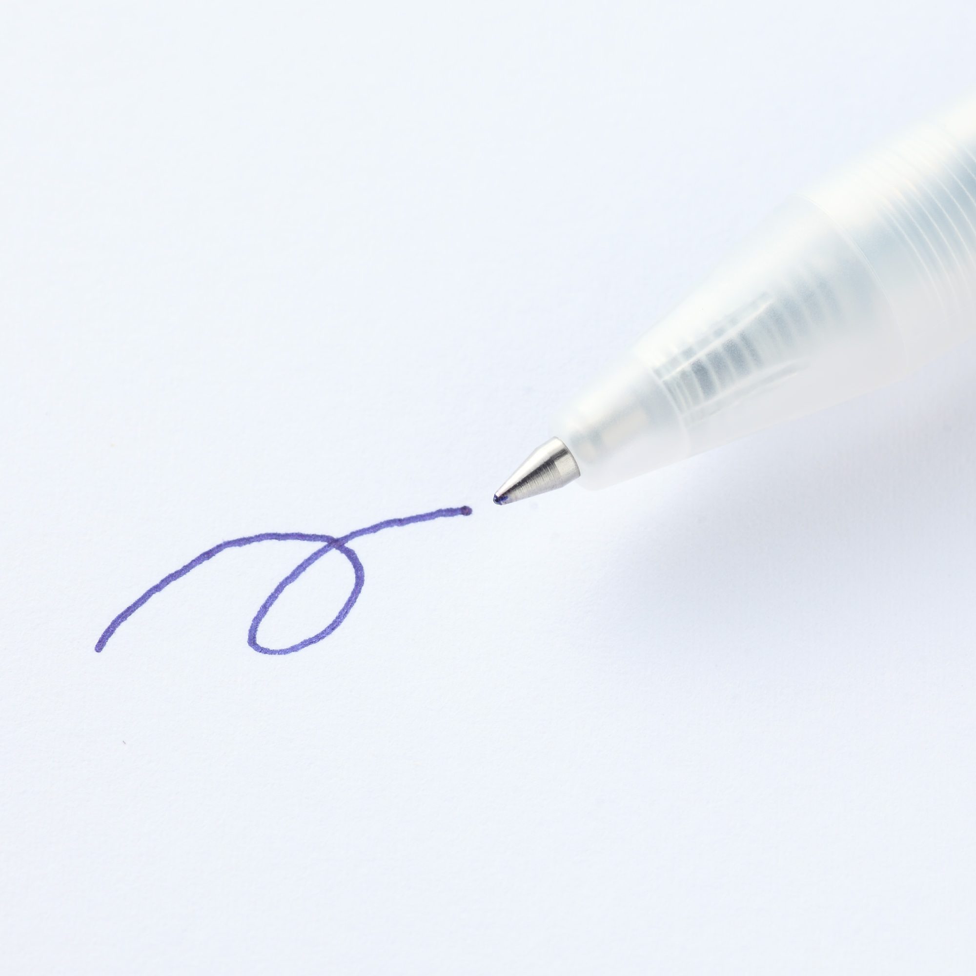 SMOOTH GEL INK BALLPOINT PEN KNOCK TYPE 0.5 BLUE
