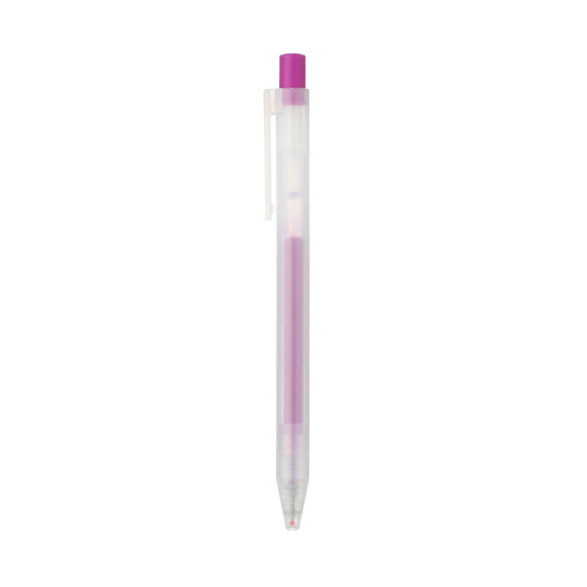 SMOOTH GEL INK BALLPOINT PEN KNOCK TYPE 0.5 PURPLE