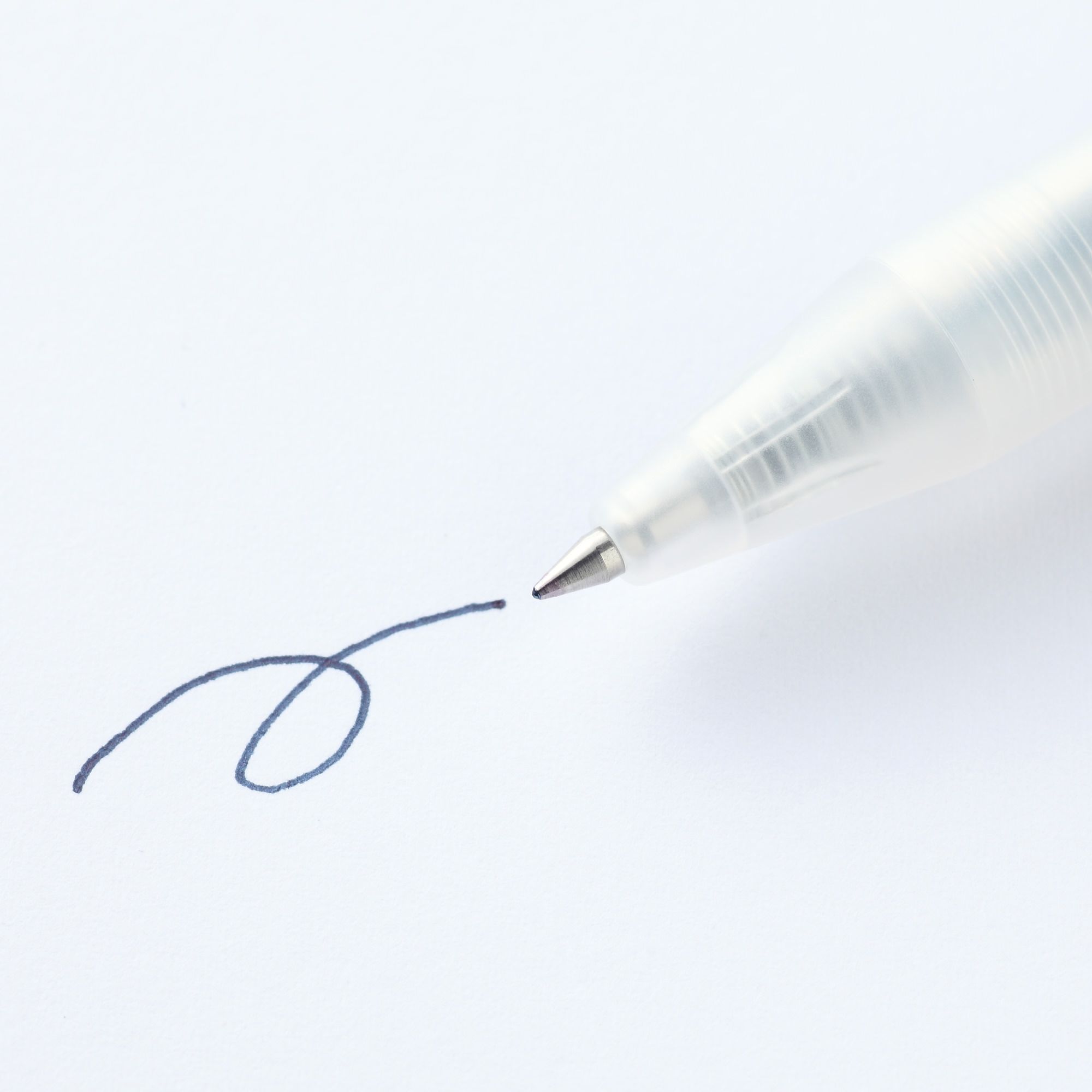 SMOOTH GEL INK BALLPOINT PEN KNOCK TYPE 0.5 BLUE BLACK