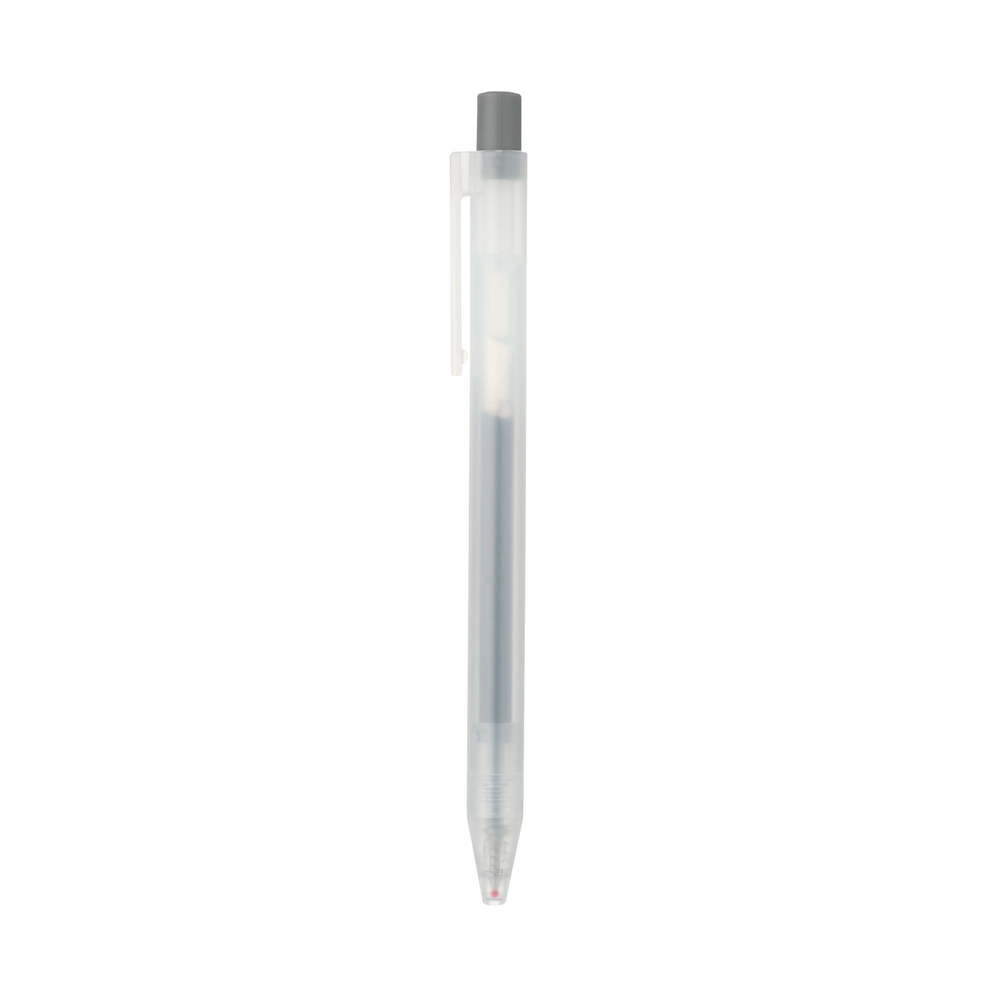 SMOOTH GEL INK BALLPOINT PEN KNOCK TYPE 0.5 GRAY