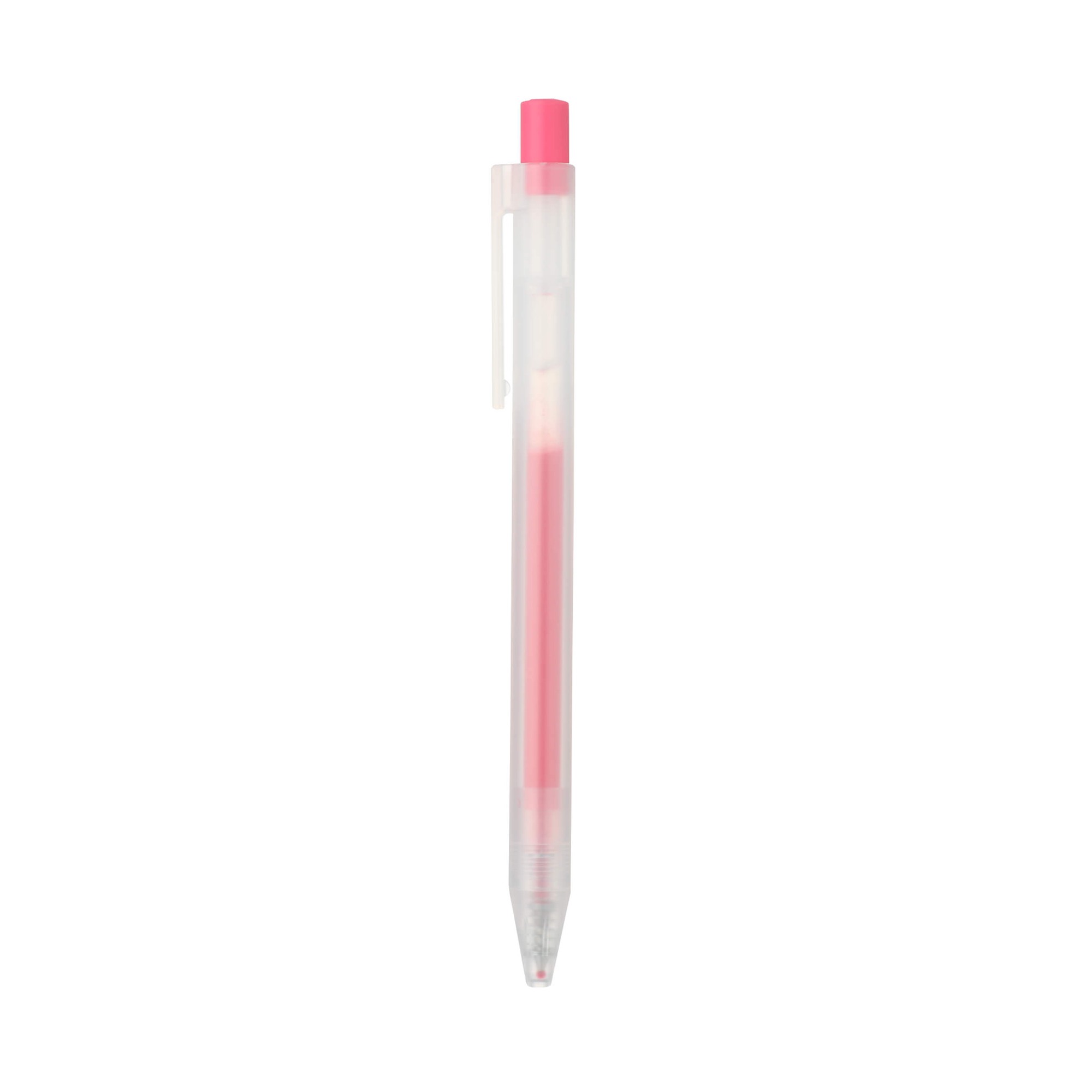 SMOOTH GEL INK BALLPOINT PEN KNOCK TYPE 0.5 PINK