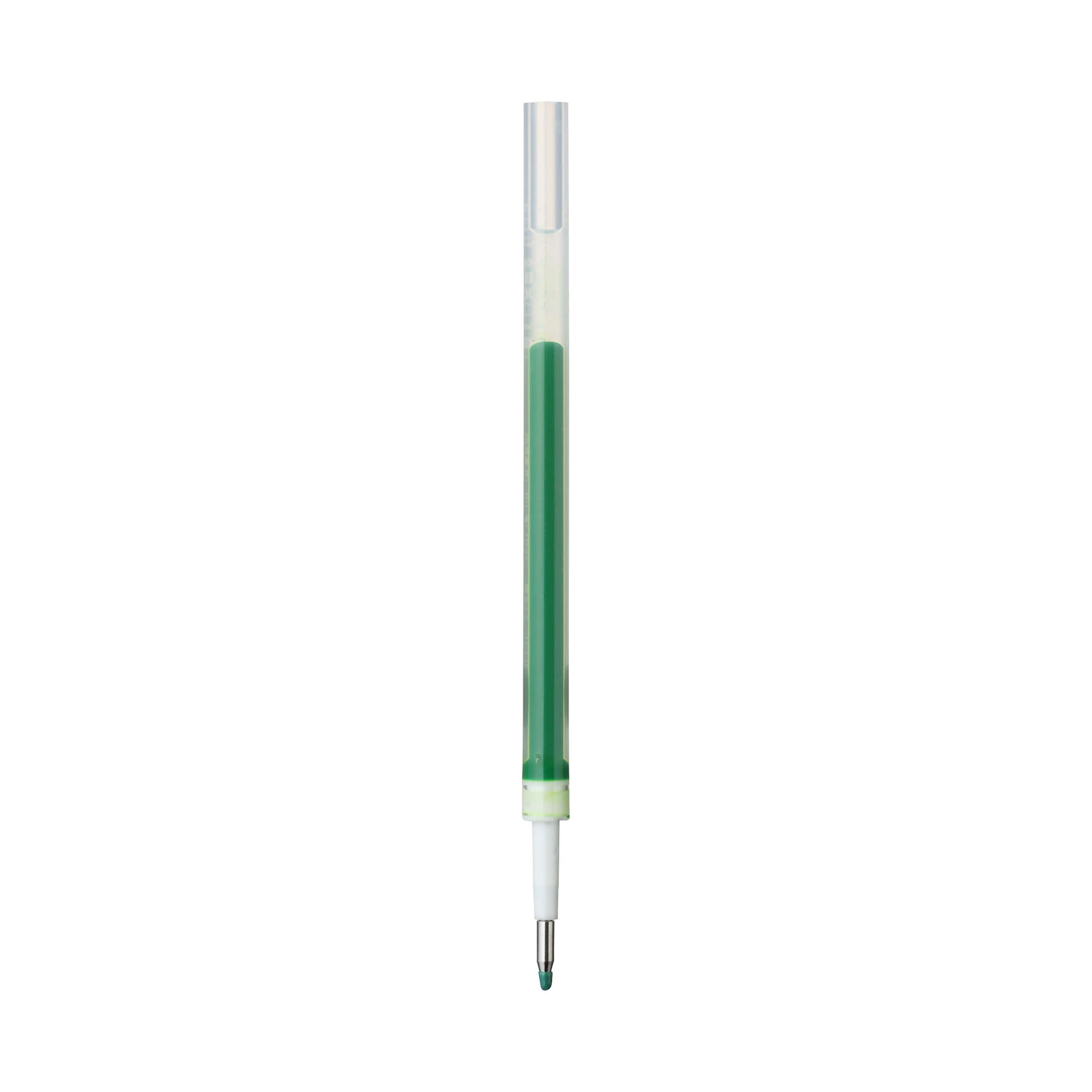 REFILL GEL INK BALLPOINT PEN 0.38 YELLOWISH GREEN