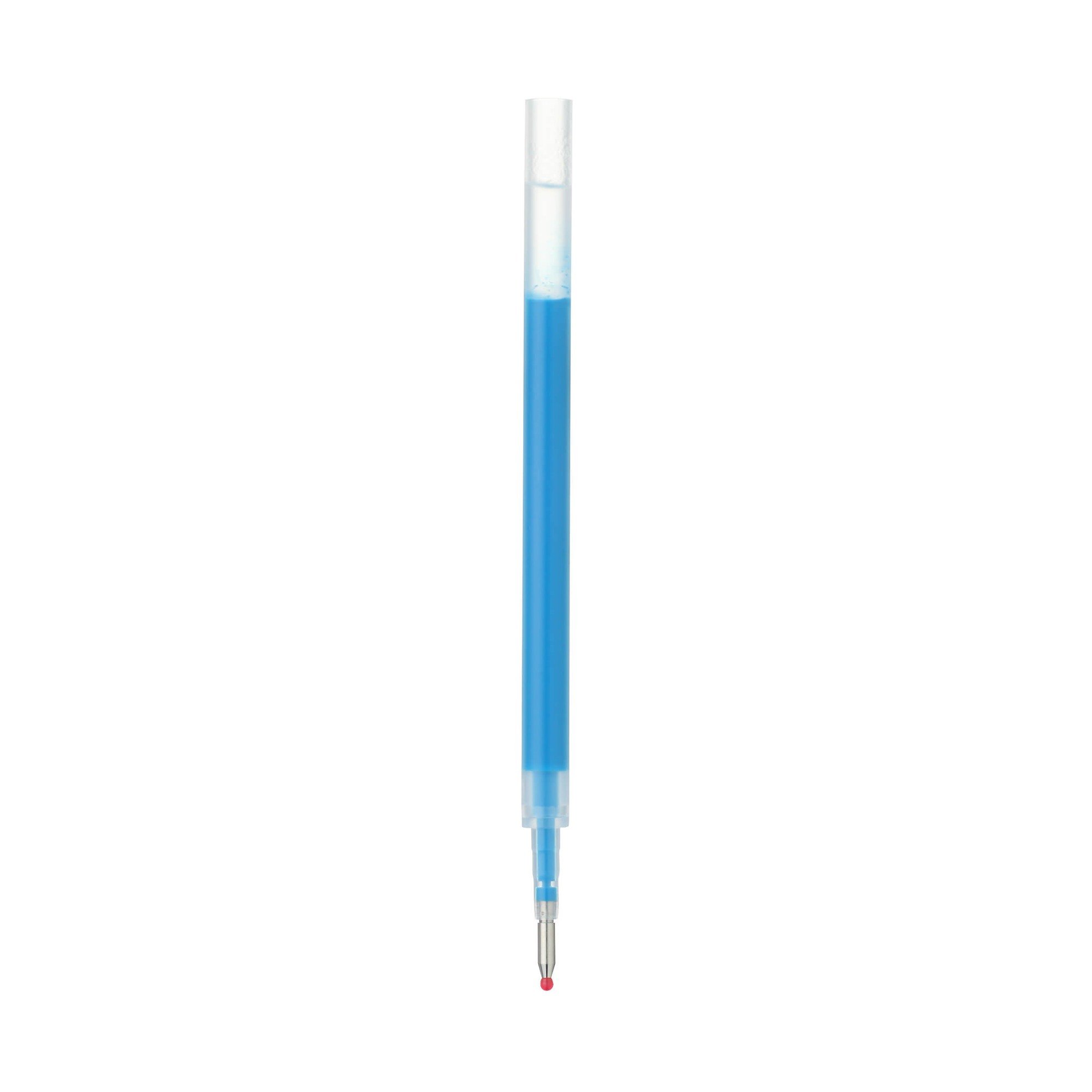 REFILL SMOOTH GEL INK BALLPOINT PEN 0.5 LIGHT BLUE