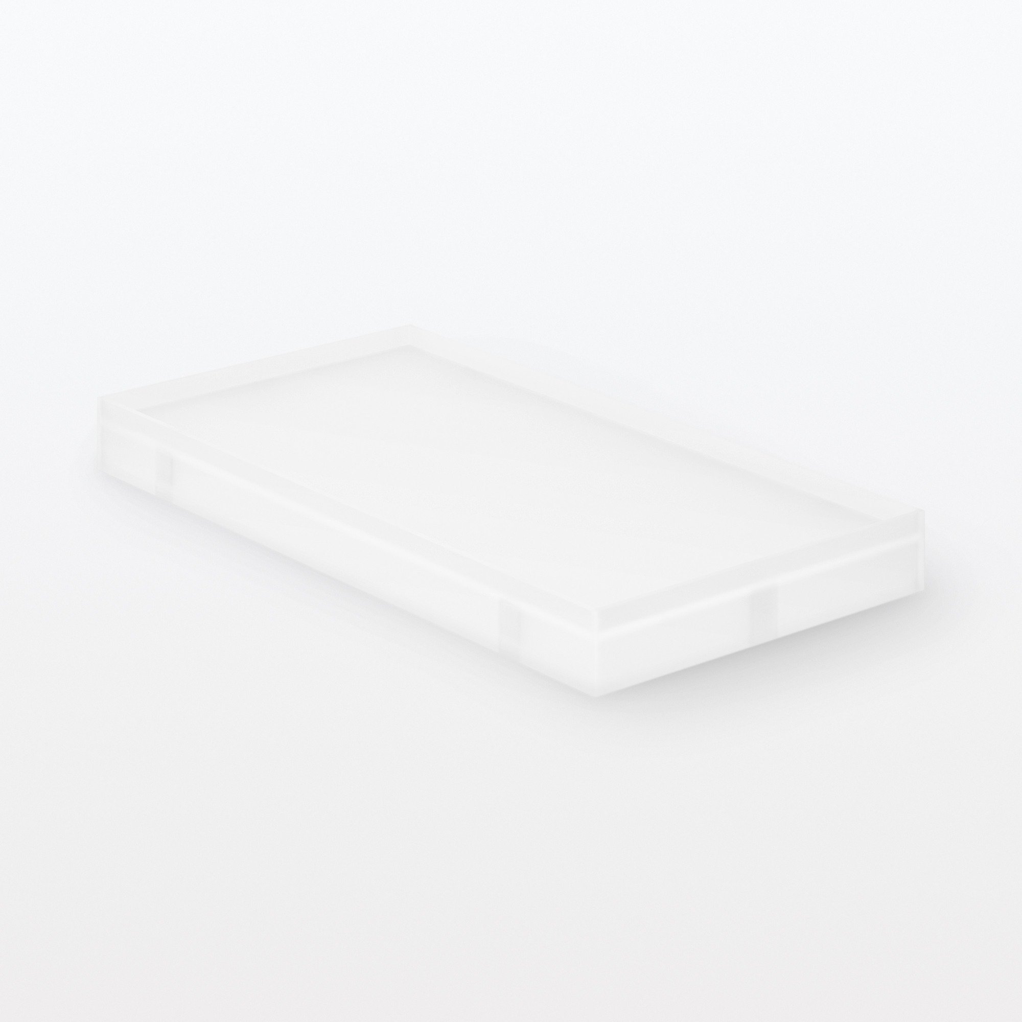 PP FILE BOX CASTER-ATTACHABLE LID / D15CM / CLEAR
