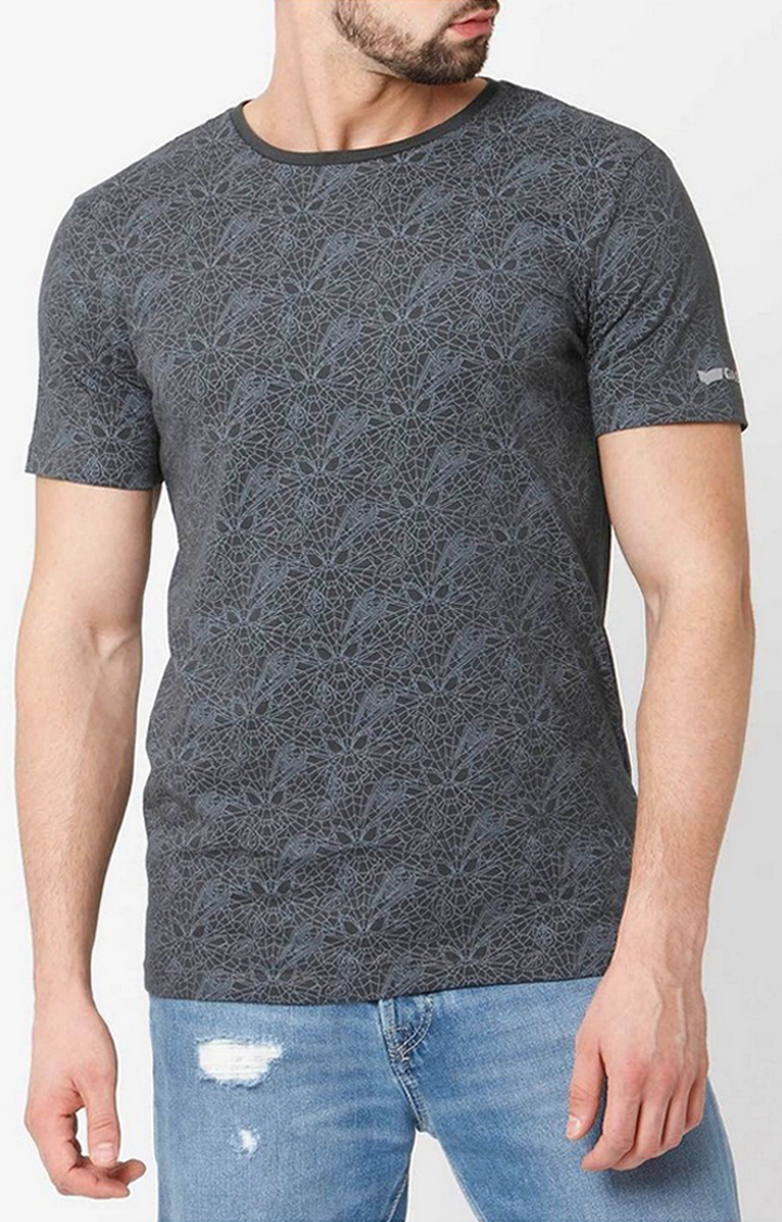 Spider-Man Cobweb All-Over Printed Slim Fit T-shirt
