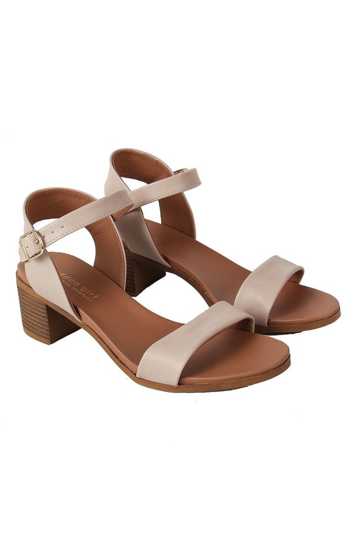 Aerie Brown Heel Sandals