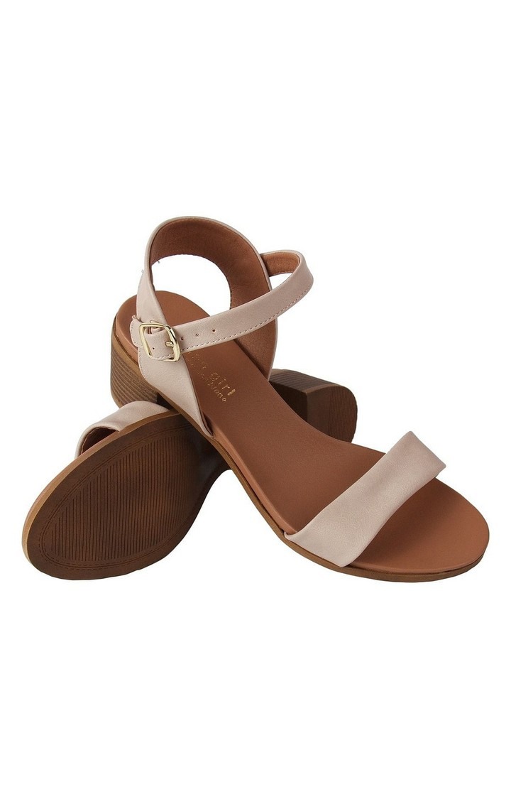 Aerie Brown Heel Sandals