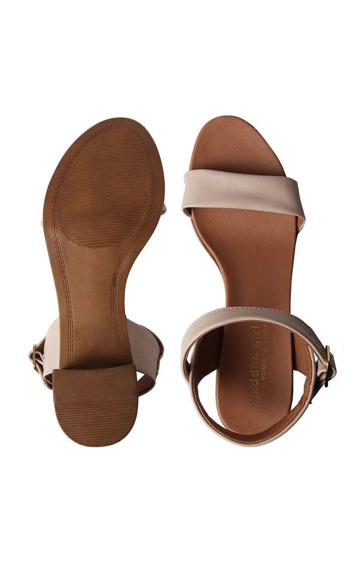 Aerie Brown Heel Sandals