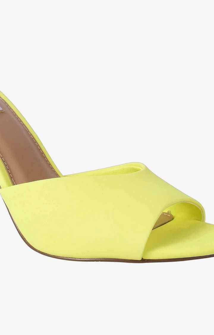 Erinn Yellow Heel Sandals