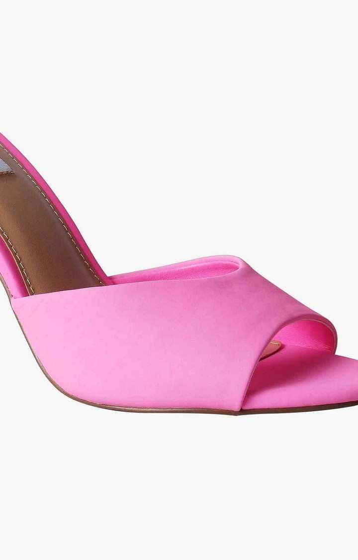 Erinn Pink Heel Sandals