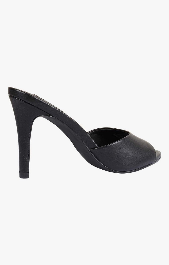 Erinn Black Heel Sandals