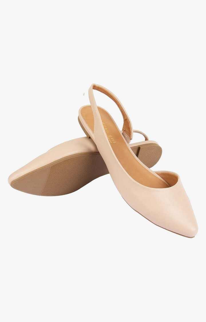 Kalii Pink Closed Flats & Ballerinas