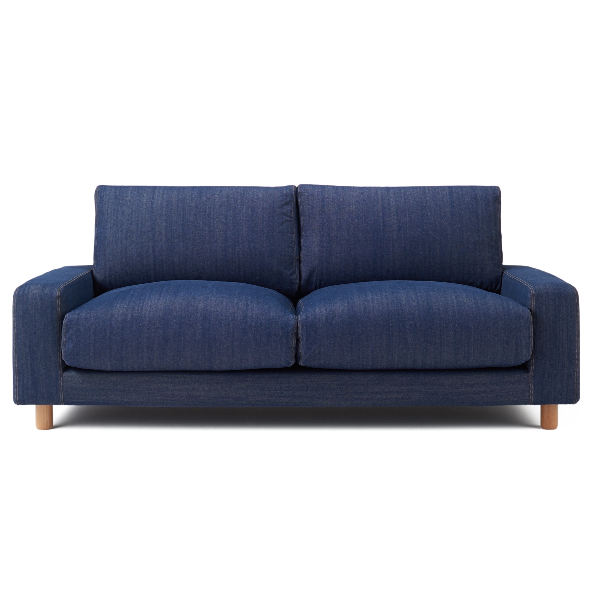 COTTON DENIM COVER FOR SOFA / WIDE ARM / DF / 2.5S / BLUE