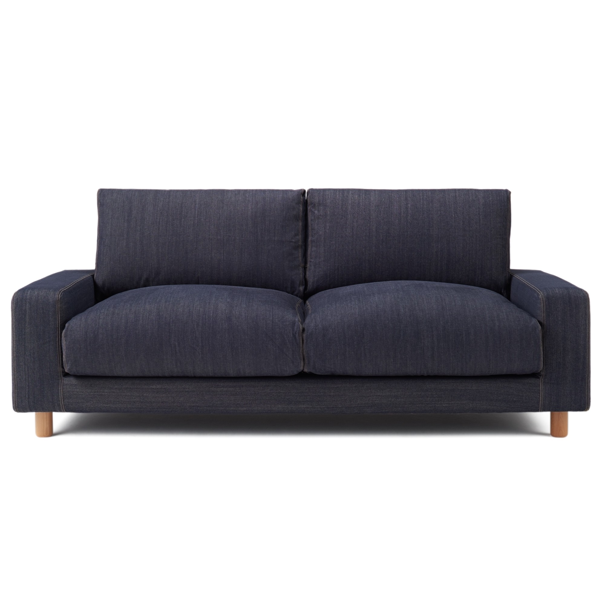 COTTON DENIM COVER FOR SOFA / WIDE ARM / DF / 2.5S / NAVY