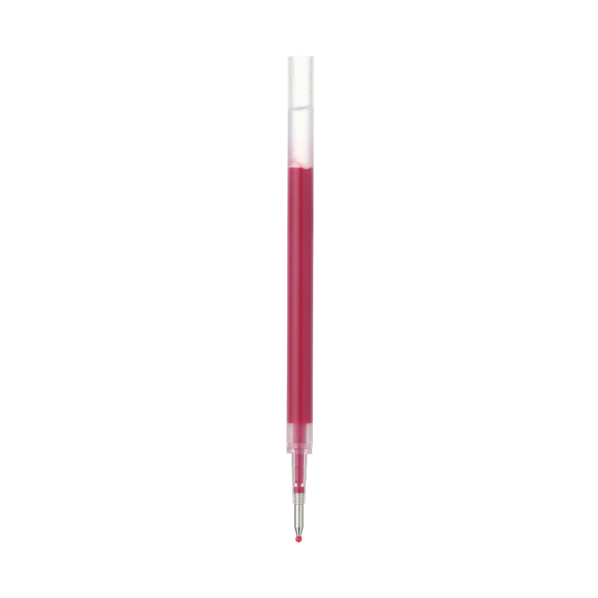 REFILL SMOOTH GEL INK BALLPOINT PEN 0.5 PURPLISH RED