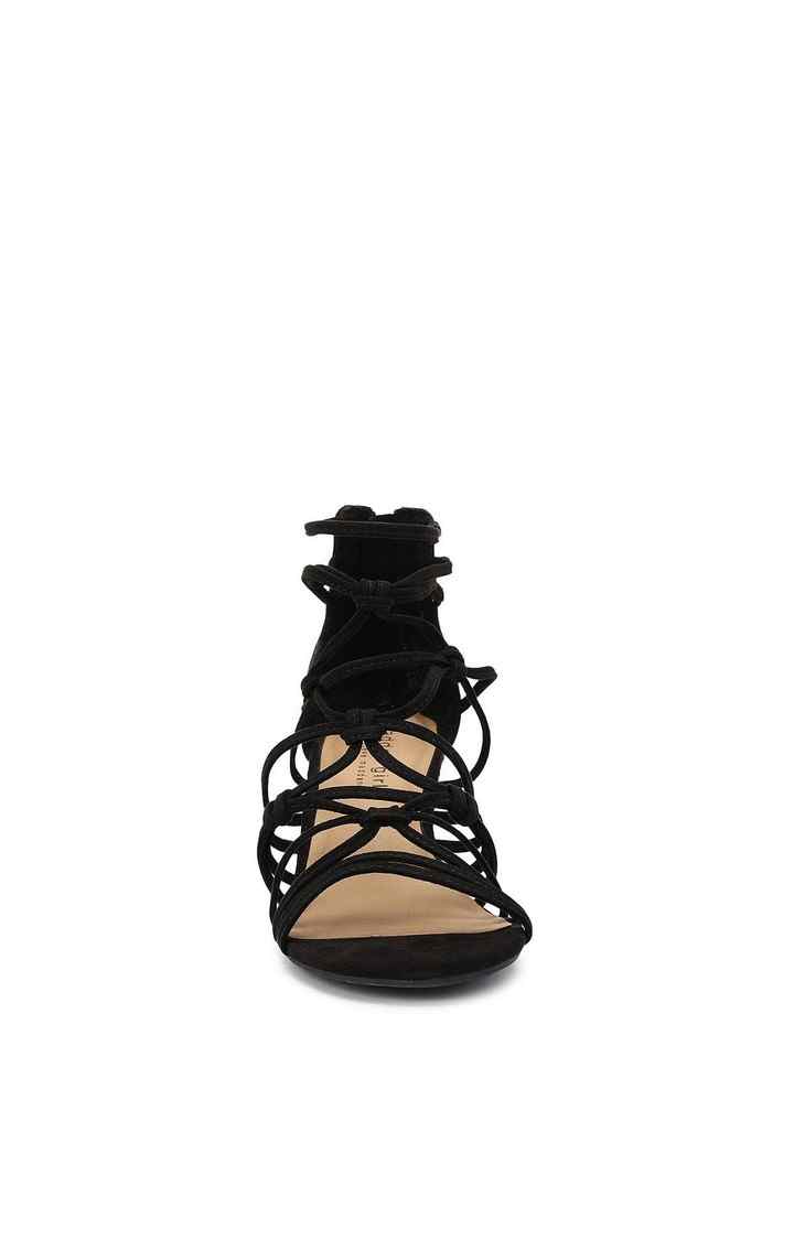 Edan Black Wedges