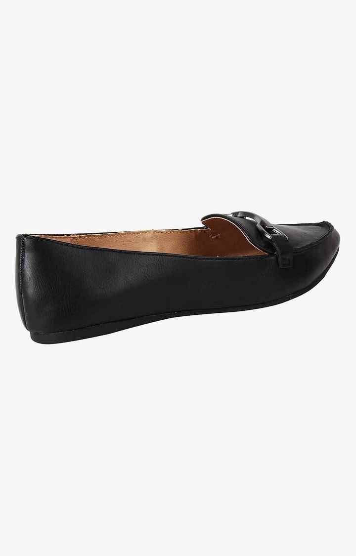 Micah Black Closed Flats & Ballerinas