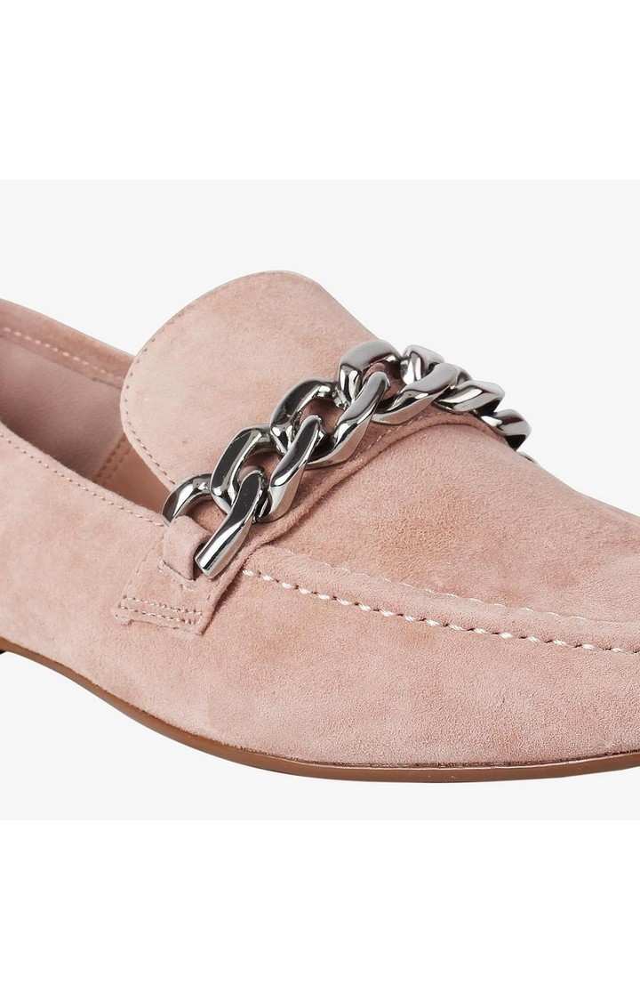 Dayna Pink Closed Flats & Ballerinas